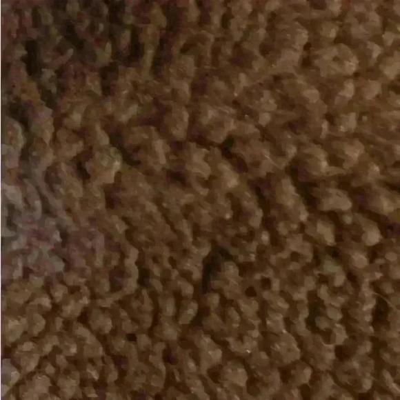 OAK + FORT Cropped Sherpa Bomber Jacket in Coffee Liquor - Picture 8 of 8